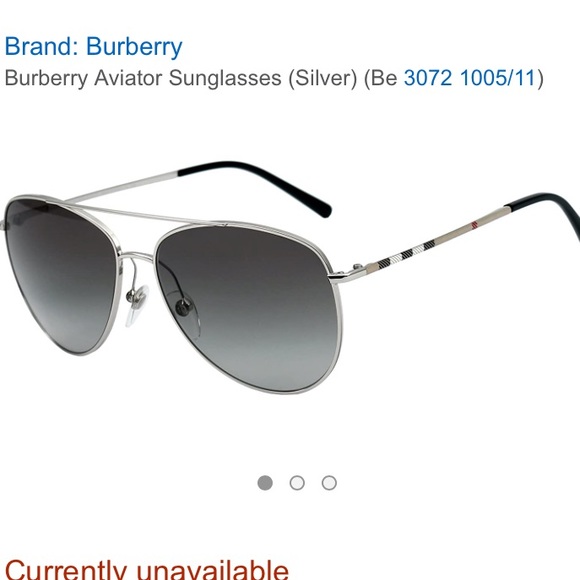 Burberry Accessories - Burberry Aviator Sunglasses (polarized)